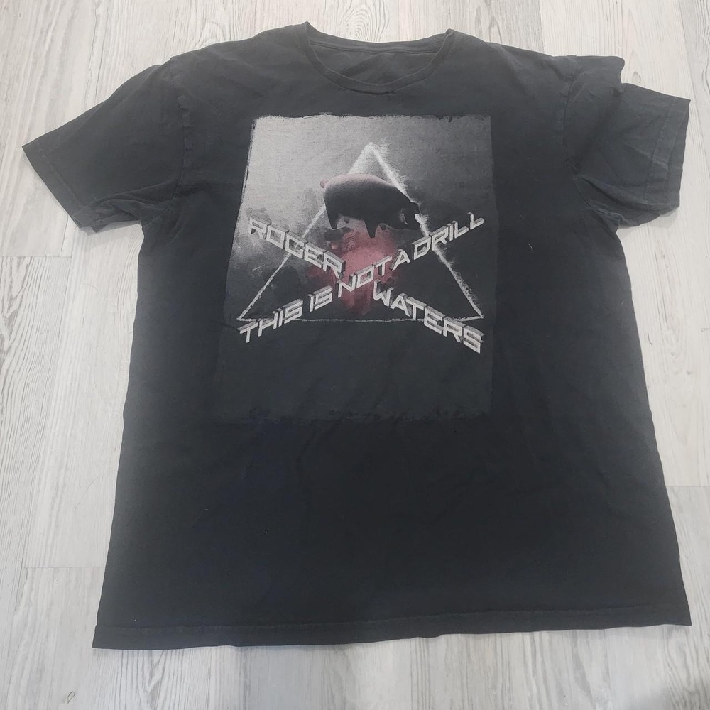 Roger Waters This Is Not A Drill black tour t-shirt concert tee